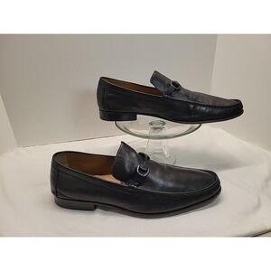 Bruno Magli Men's Renegade Horse Bit Leather Loafers Size 13 Made In Italy
